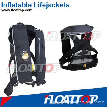 Fishing Tackle Deluxe 150n Auto&Manual Inflatable Life Vest with En396 Standards